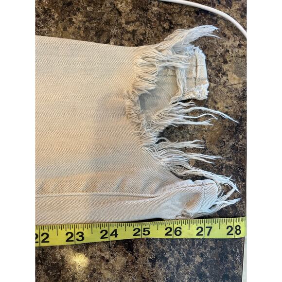 L’Agence Size 27 Skinny High Rise Biscuit Distressed Jeans - Picture 9 of 9